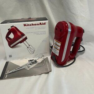 KitchenAid Ultra Power Hand Mixer (5 speed) - Red